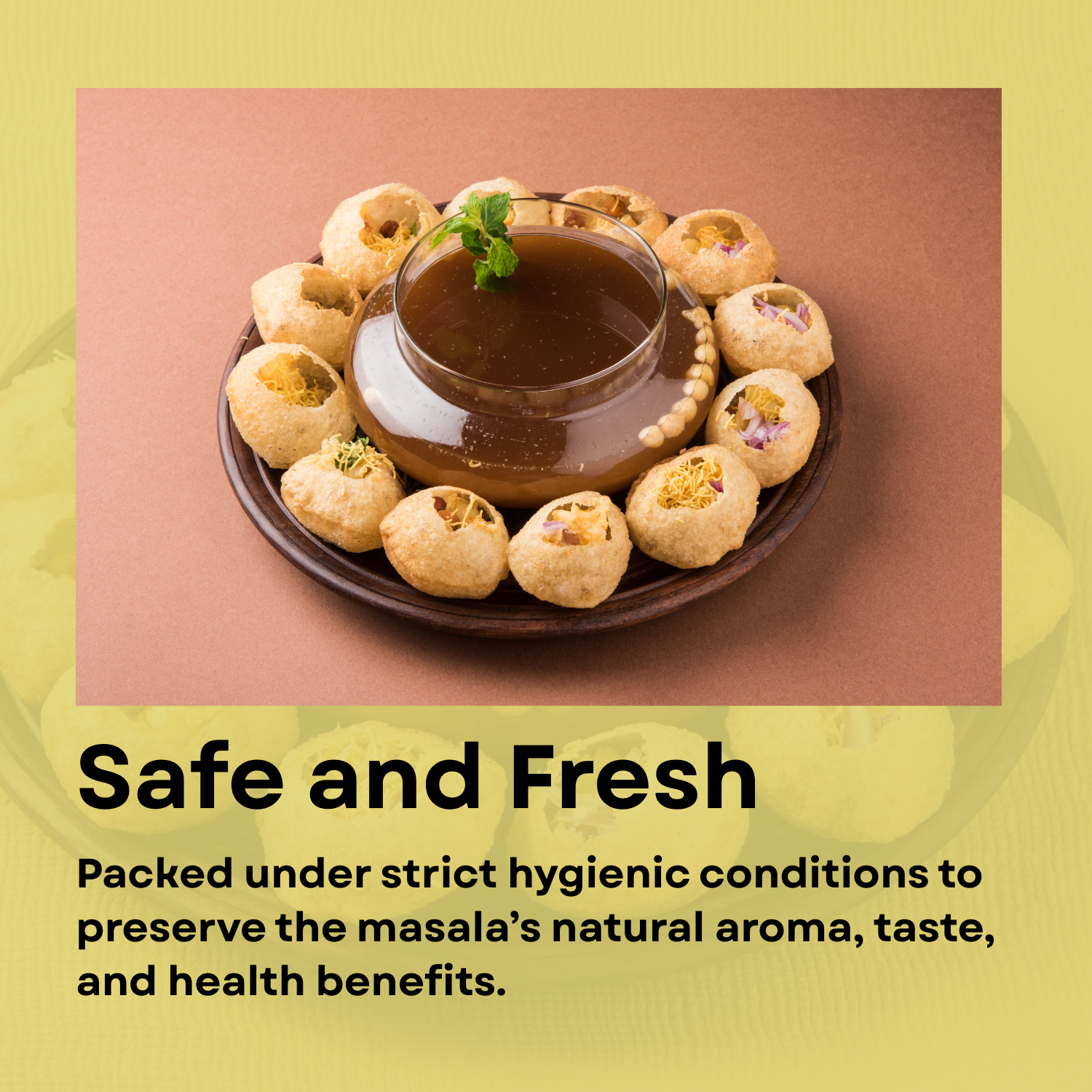Street food experience at home with SAPTRISHI Pani Puri Masala