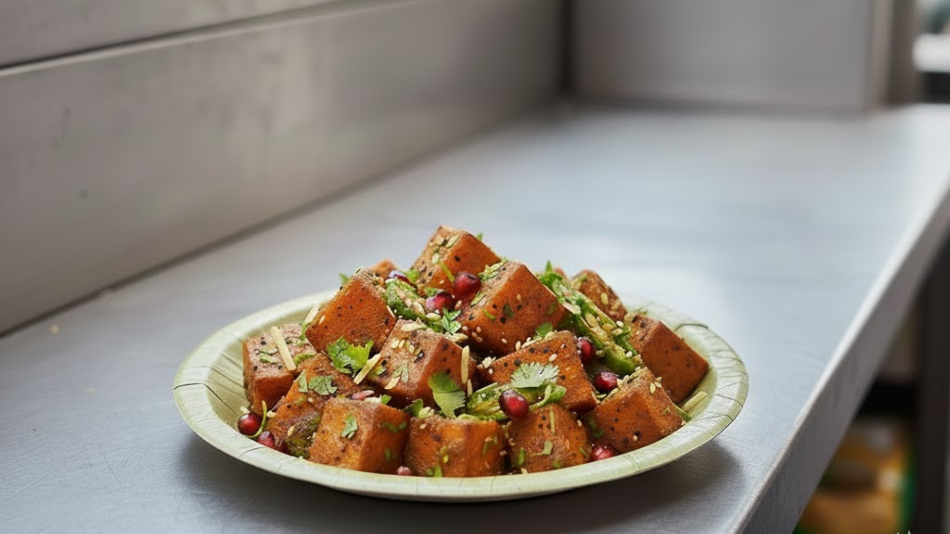 Masala Sweet Potato Chaat recipe