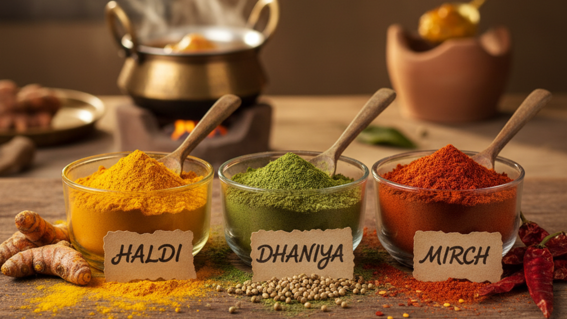 Haldi Dhaniya Mirch Powder Combo Benefits for Everyday Cooking
