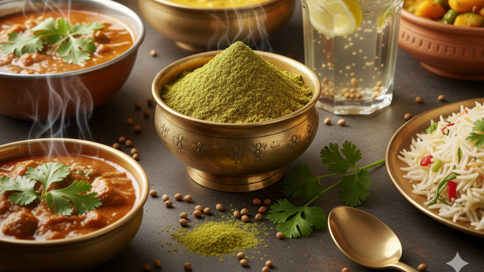 धनिया पाउडर के फायदे: व्यंजन और स्वास्थ्य लाभ