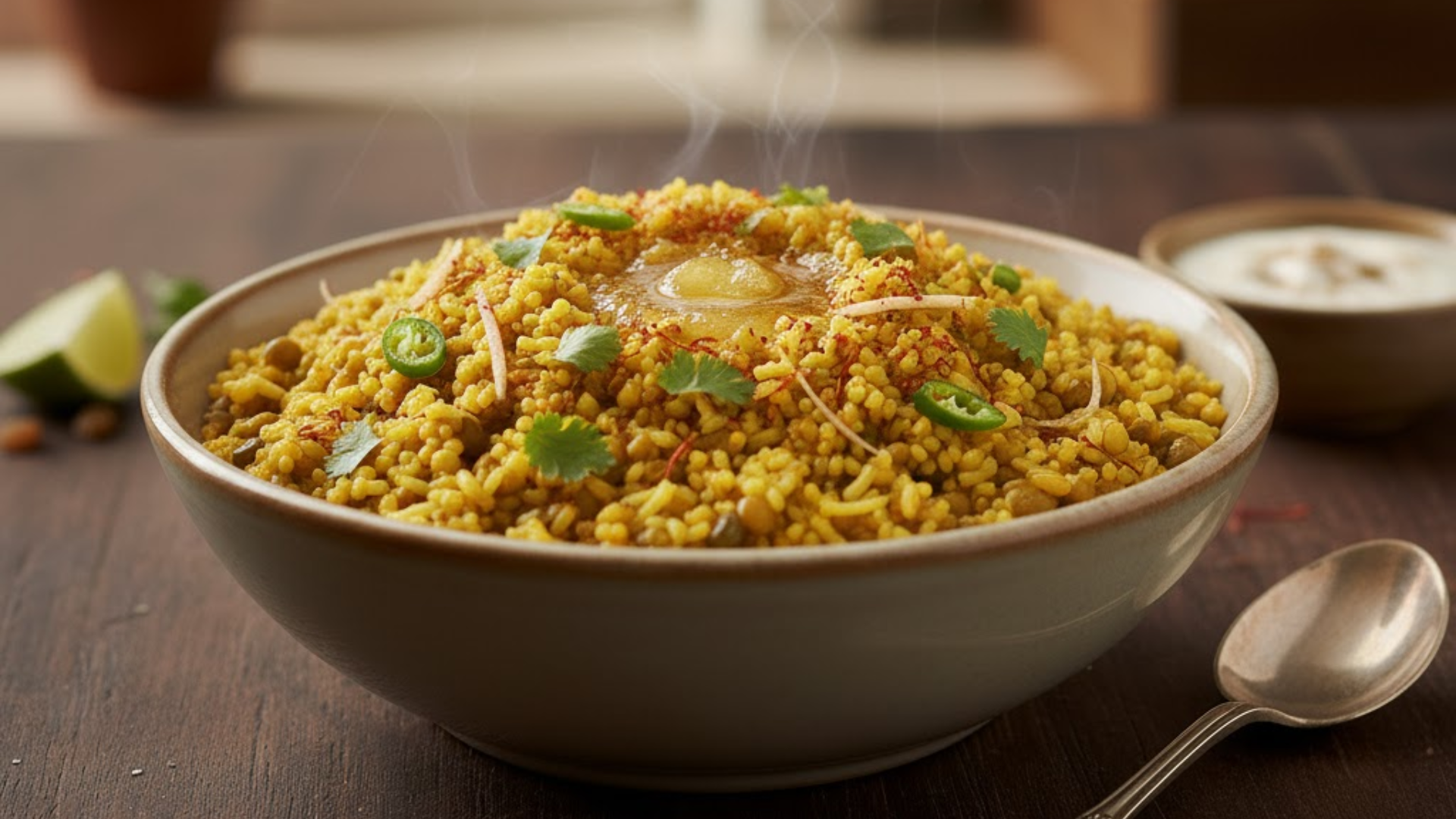 Masala Moong Dal Khichdi Recipe