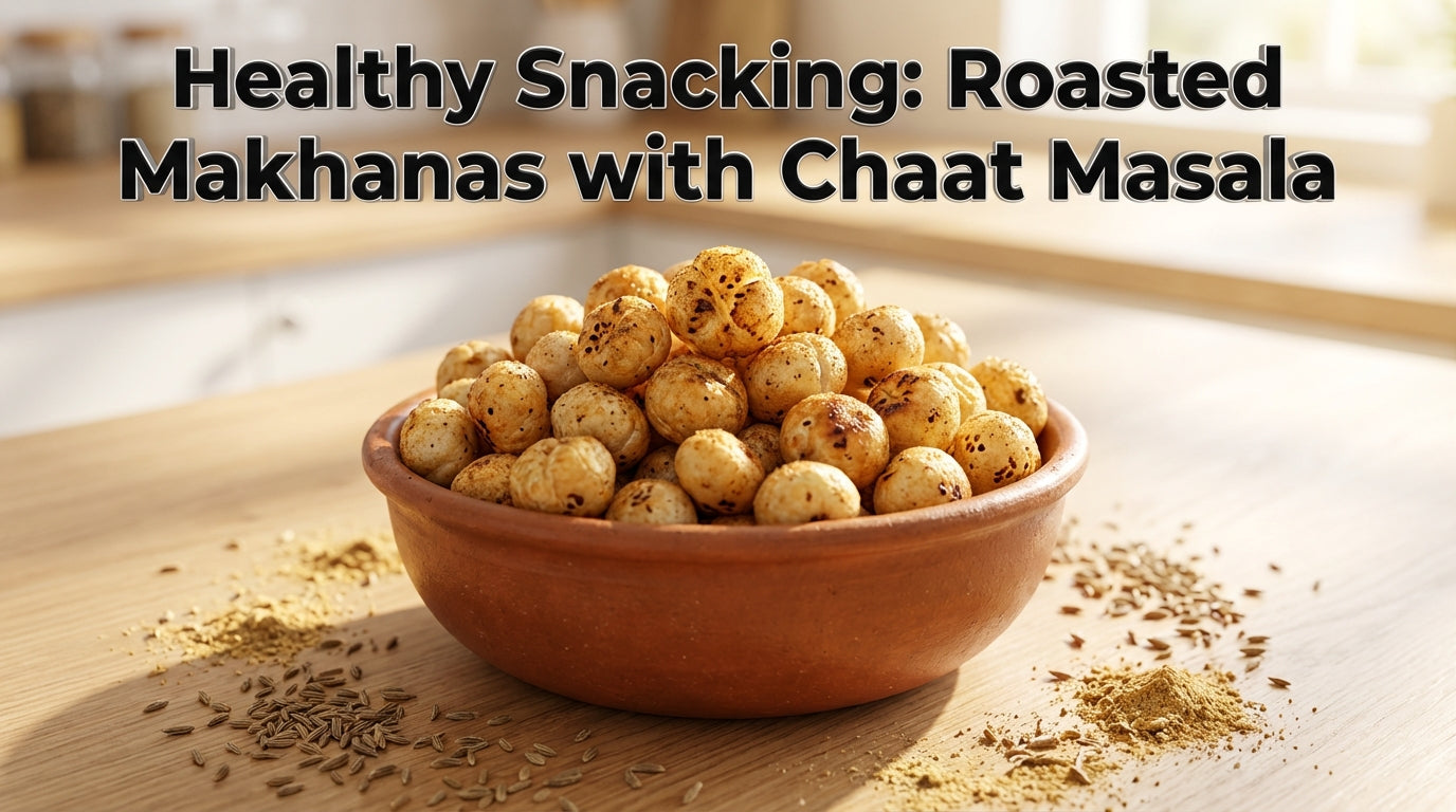 Roasted Makhanas with Chaat Masala: Healthy Snack Guide