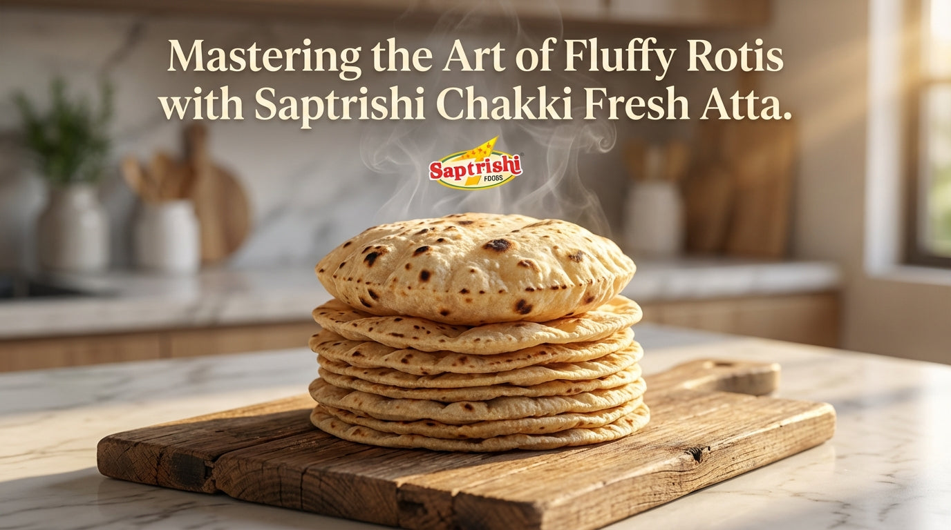 Mastering the Art of Fluffy Rotis with Saptrishi Fresh Atta