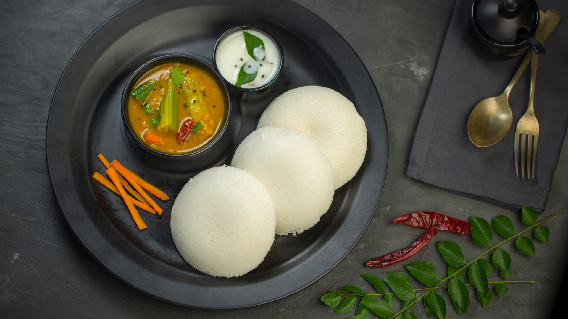 Suji Idli & Sambar Recipe