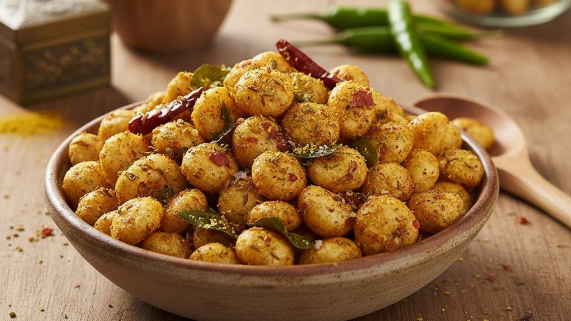 Masala Roasted Makhana Recipe