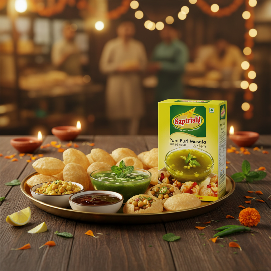 Saptrishi Diwali Celebration Combo – 7 Premium Masalas for Festive Flavours (100g Each)