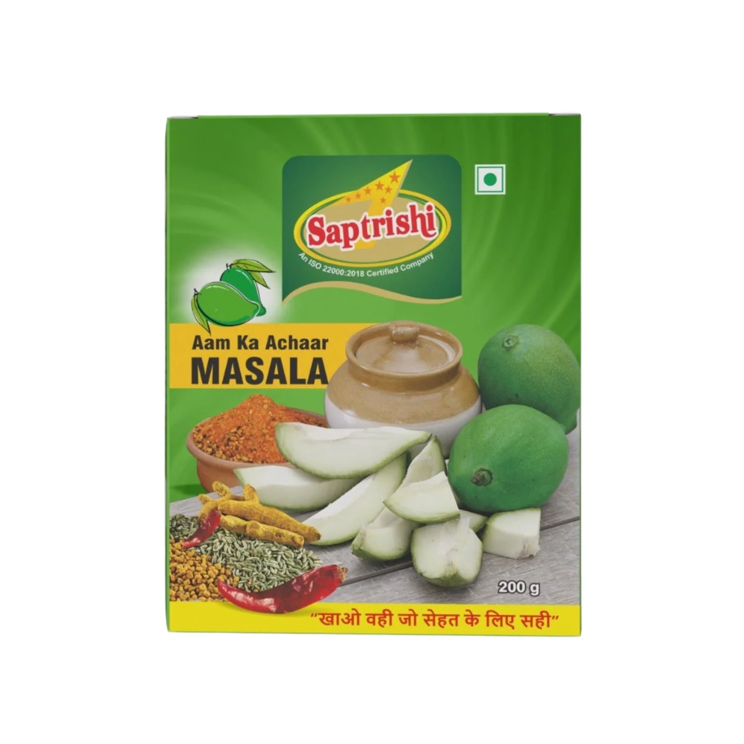 Saptrishi Traditional Achar Masala Combo (3 Essential Pickle Blends) – Aam, Nimbu, Mirch – Pickling Season