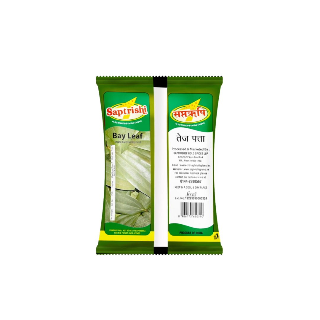 Whole dried bay leaves from SAPTRISHI Tej Patta packet
