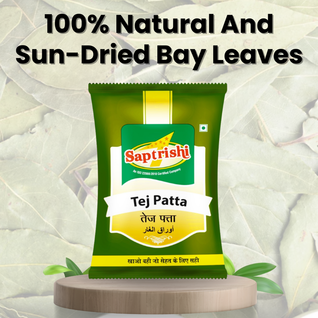 Bay leaves from SAPTRISHI Tej Patta used in Indian tadka