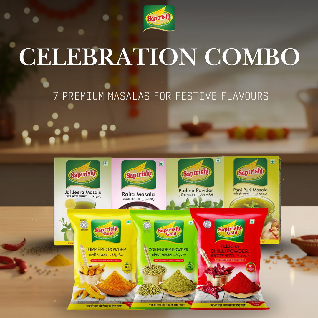 Saptrishi Celebration Combo – 7 Premium Masalas for Festive Flavours (100g Each)