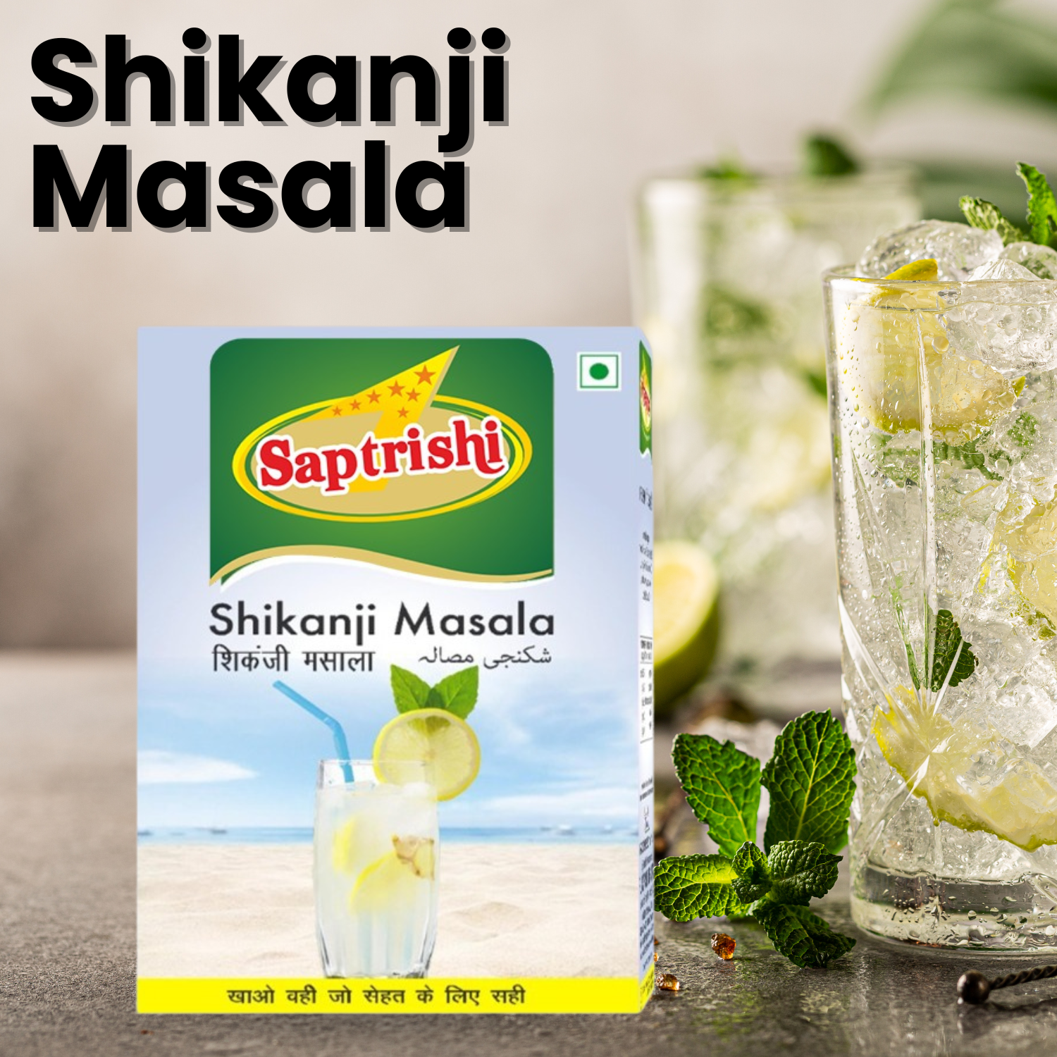 image of SAPTRISHI Shikanji Masala Powder packet