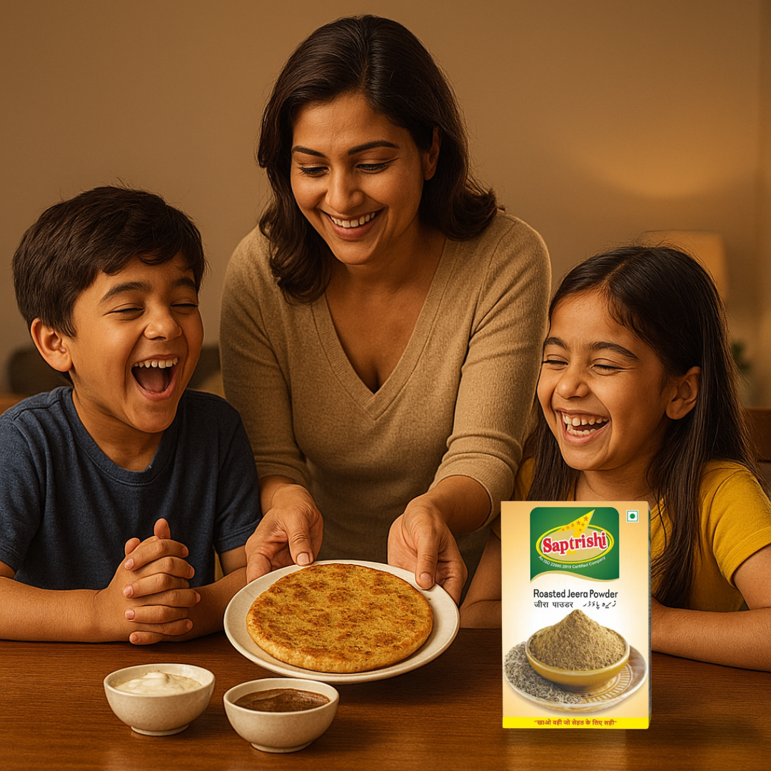 Monthly Snack Flavours Combo – Raita, Podhina, Jeera Roasted & Pani Puri Spices (100g Each)