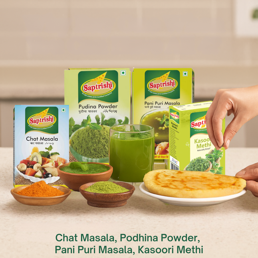 Premium Chaat & Snack Essentials Combo – 4 in 1 Pack