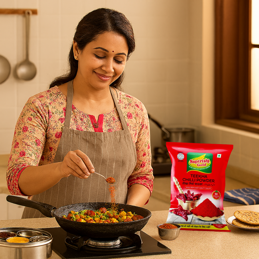 Monthly Kitchen Essentials Combo – Haldi, Dhaniya, Mirch Powder (100g / 200g / 500g each)
