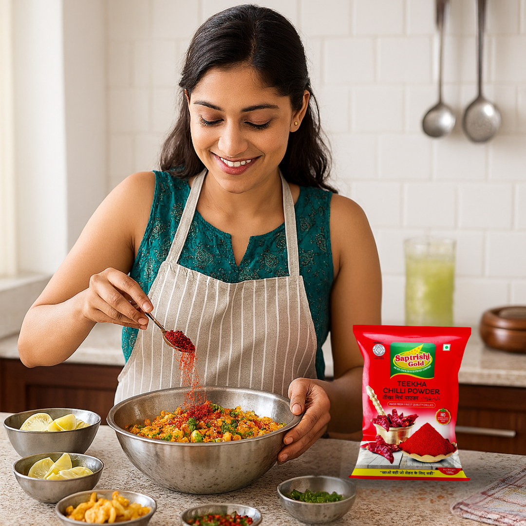 Monthly Kitchen Essentials Combo – Haldi, Dhaniya, Mirch Powder (100g / 200g / 500g each)