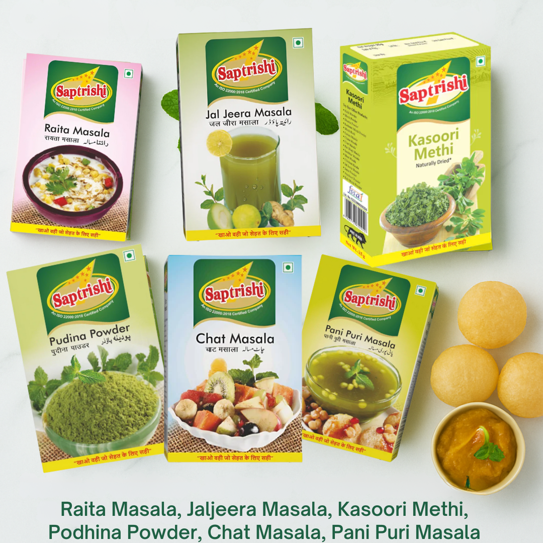 Big Pack Chaat & Drinks Masala Combo – 6 Essential Flavours