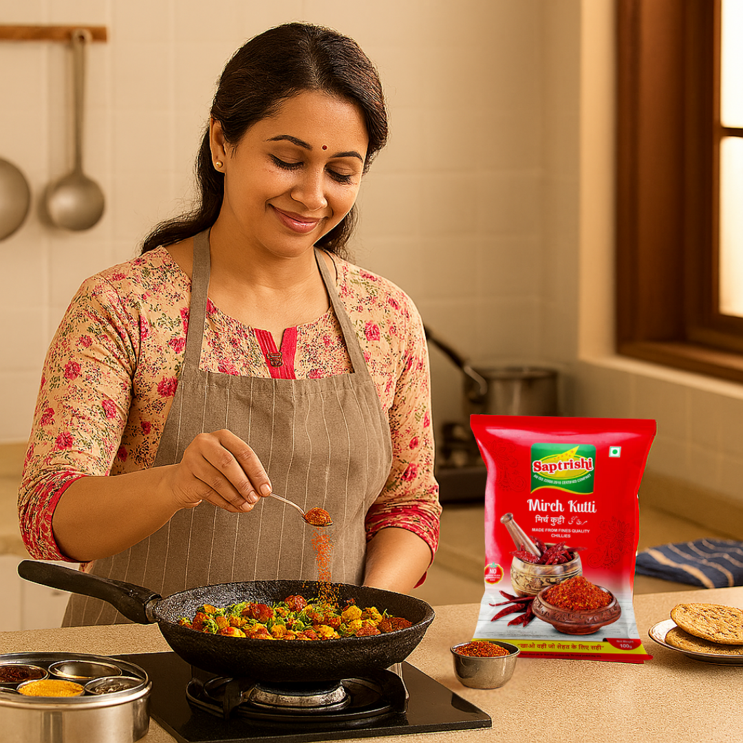 Monthly Kitchen Essentials Combo – Haldi, Dhaniya, Mirch Powder (100g / 200g / 500g each)