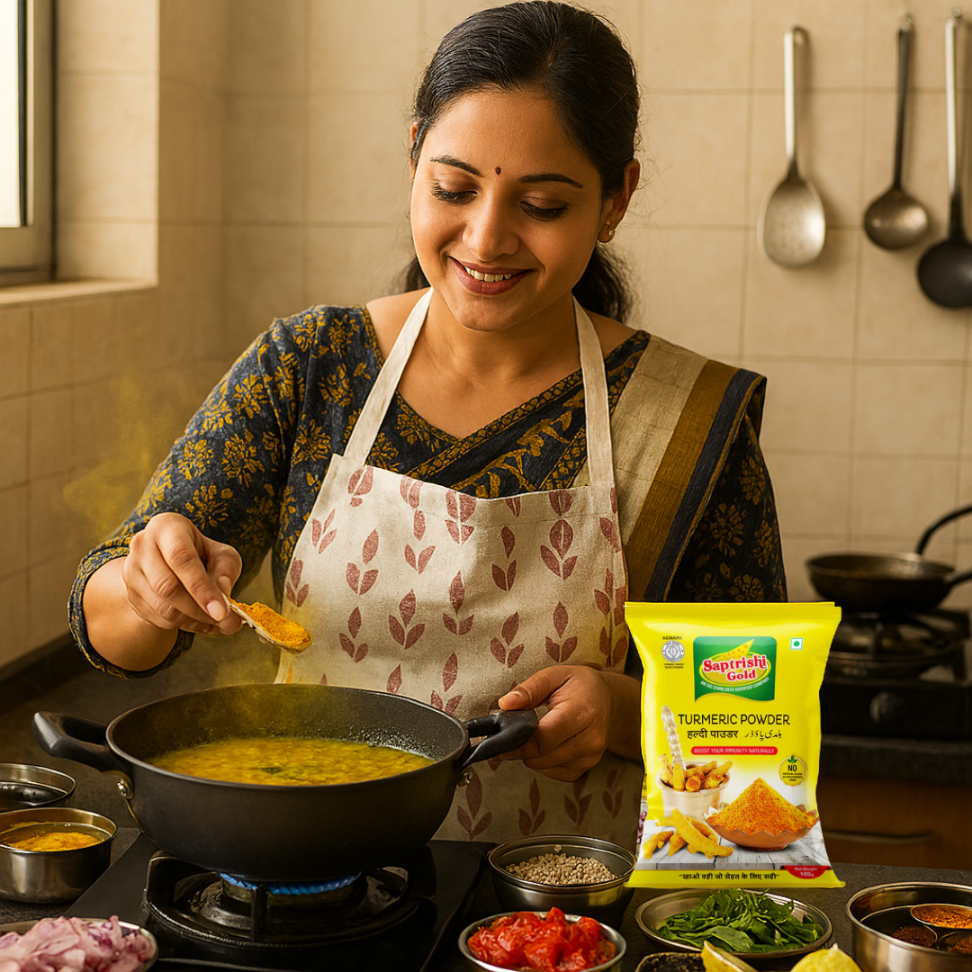 Monthly Kitchen Essentials Combo – Haldi, Dhaniya, Mirch Powder (100g / 200g / 500g each)